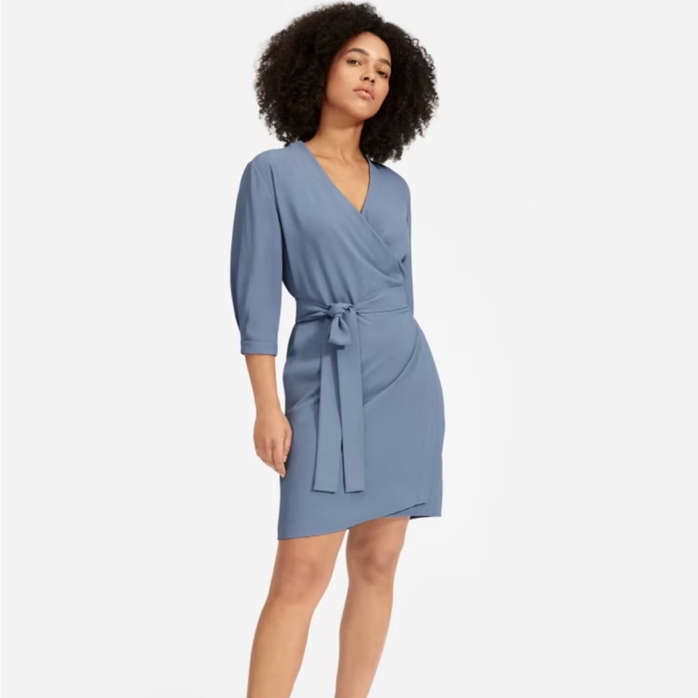 Everlane wrap dress